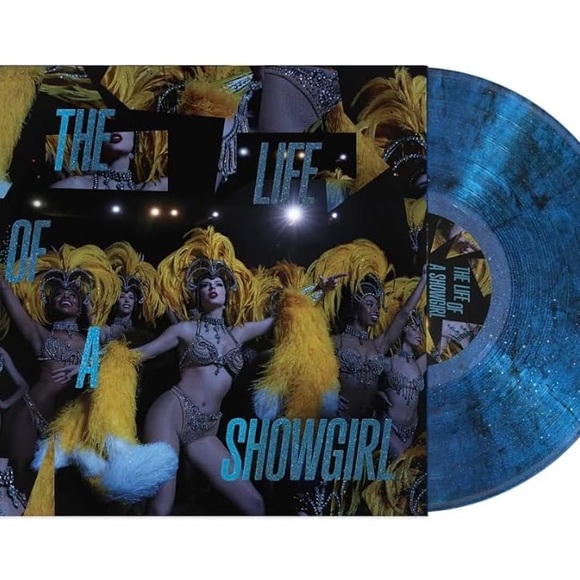 The Life of a Showgirl “Baby That’s Show Business” Lakeside Blue Vinyl Record - Picture 4 of 4